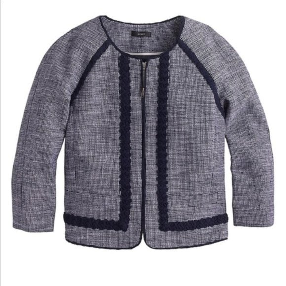 NWOT J.Crew tweed blazer women's size 6 (G30) - Picture 2 of 7